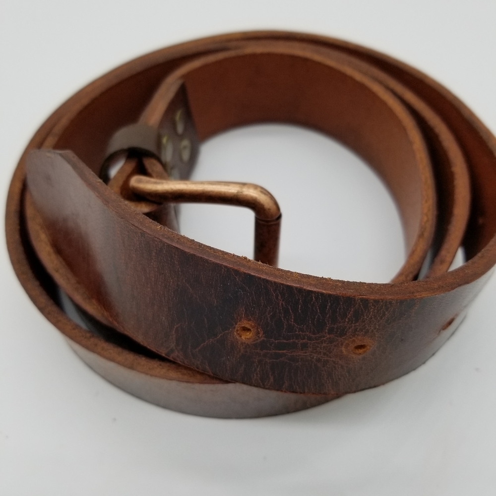 Leather belt